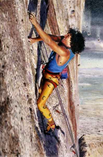 Moses climbing Mt Sinai 1994